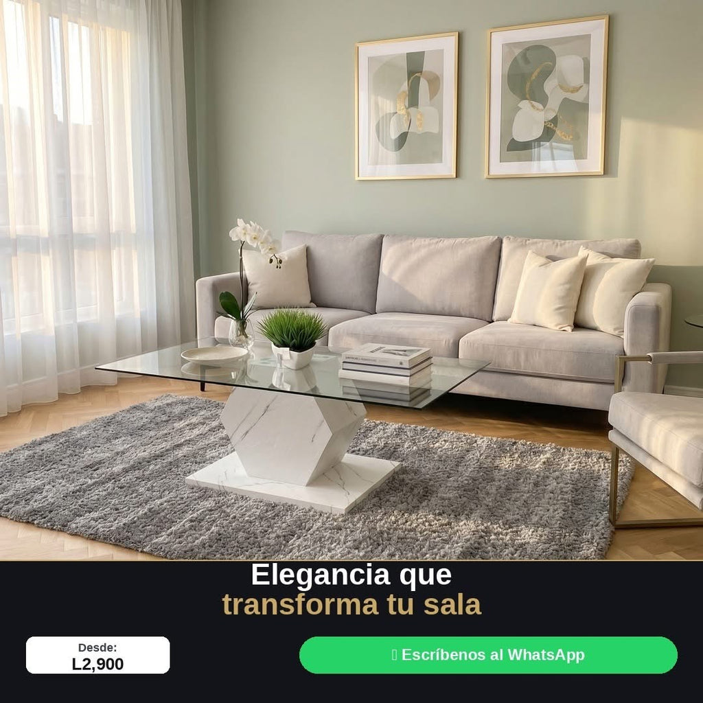 Mesa de centro blanco