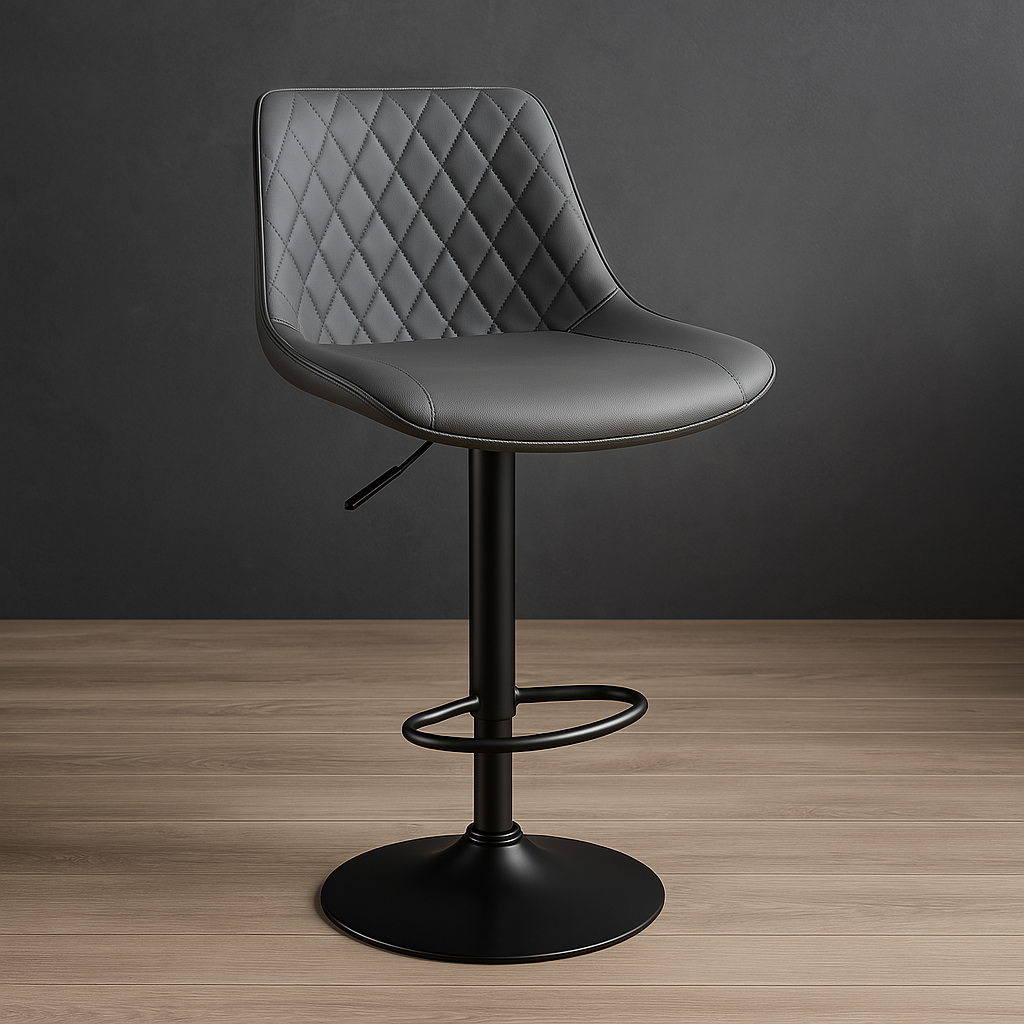 Silla bar gris oscuro