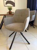 Silla giratoria beige