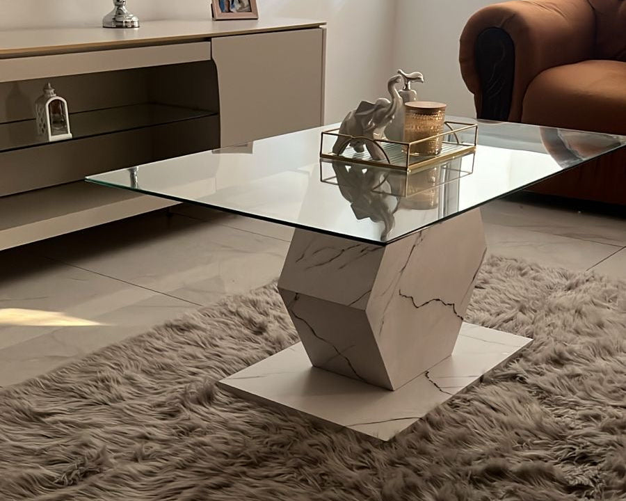 Mesa de centro blanco