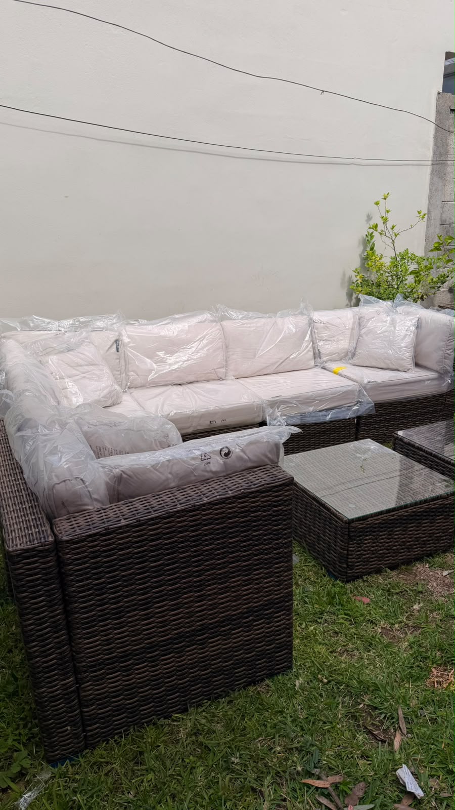 Sala Outdoor en L modular
