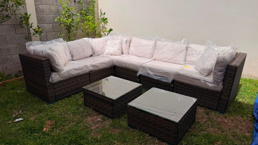 Sala Outdoor en L modular